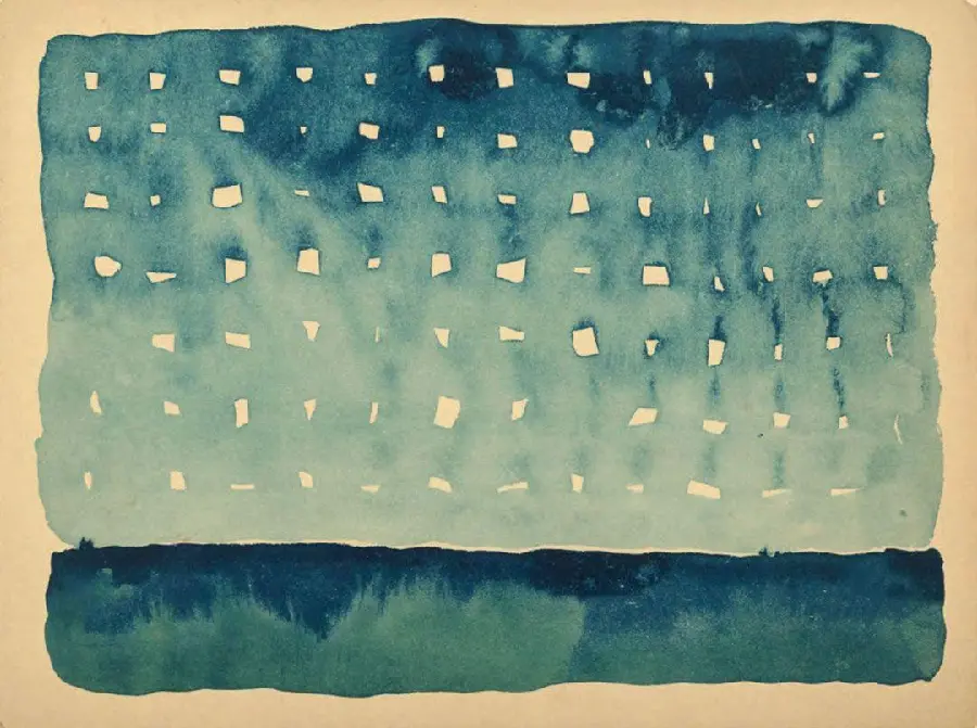Beautiful painting for those interested in the works of Georgia O'Keeffe