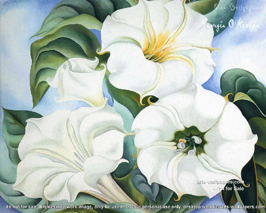 Image for printing a painting of the beautiful work of Georgia O'Keeffe