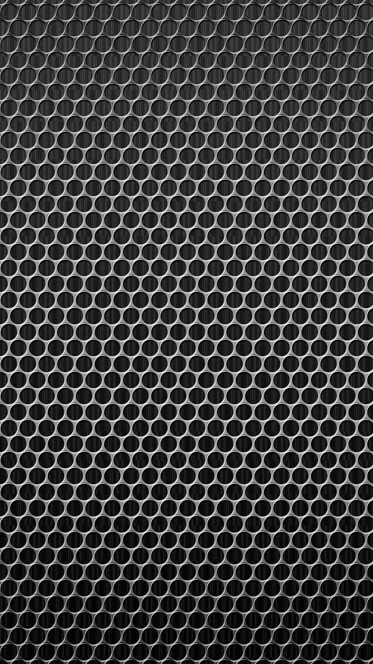 Luxury and stylish image of white connected circles on a black background