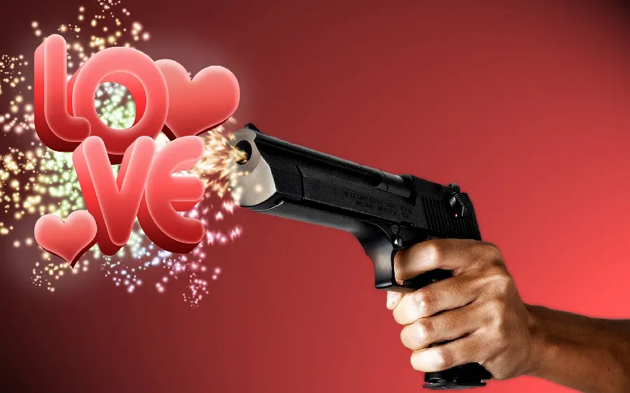 Download photoshopped and interesting stock on a red background