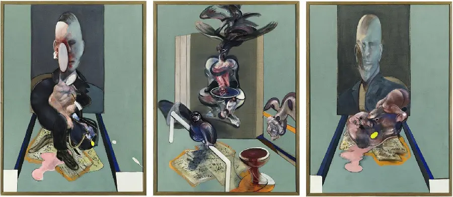 Painting Problematica Triptych , 1976 