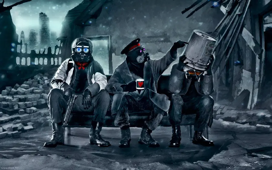 Uncomfortable Black Surrealism Wallpaper with Apocalyptic Disease