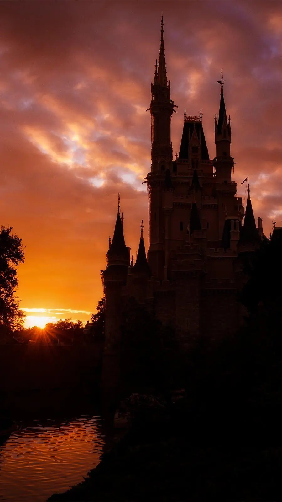 Famous and beautiful wallpaper of the Walt Disney Company mansion