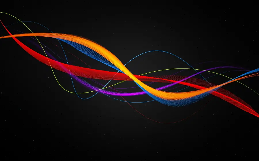 Beautiful stock download for LCD monitor on black background