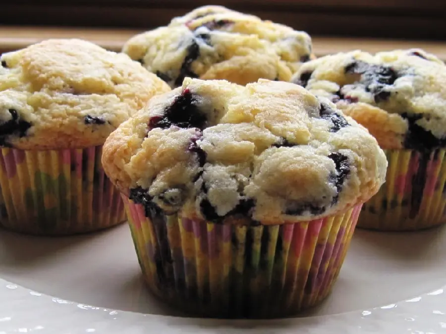 Download Stylish and Modern Blueberry Cookie Background For Chefs 