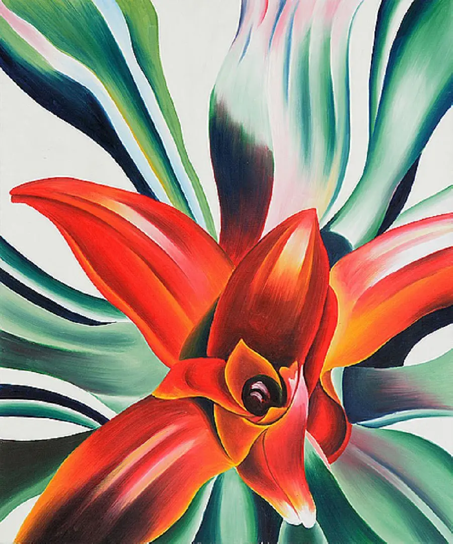 Photo of an artistic painting by Georgia O'Keeffe for wall poster printing