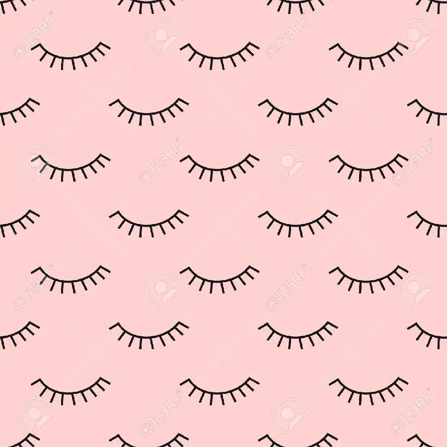Download background of cute and fantasy eyelash design with HD quality 