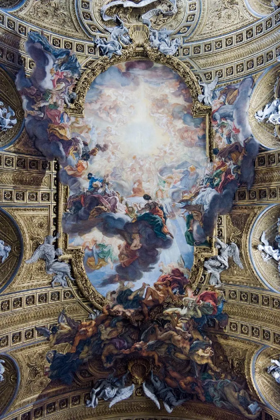 Italian Painting Giovan Battista Gaul Rome Triumphal Arch Le Gesu (1568-1575-1584) 