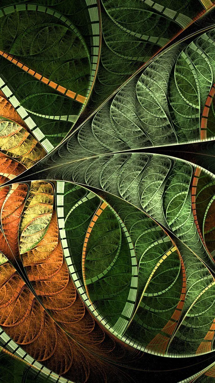 Fractal wallpaper with unreal and masterpiece shapes