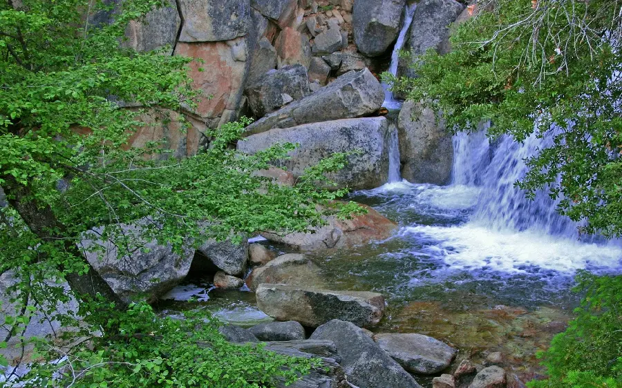 Full HD Nature and Pristine Waterfall Wallpaper