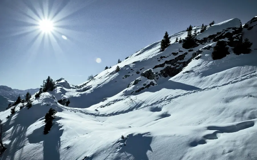Full HD winter mountain stock photo with excellent quality 