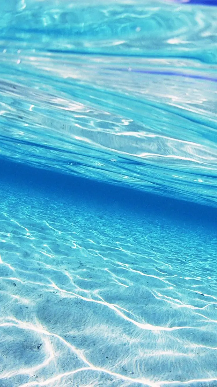 Download the background and profile picture of a clear and transparent water design with sunlight effects 