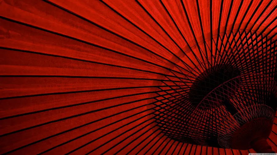 Wallpaper with the theme of Japanese umbrellas in full HD quality