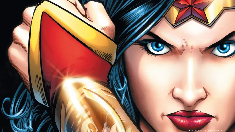 Wonder Woman Photo Graphic Wallpaper for Mobile and Tablet 