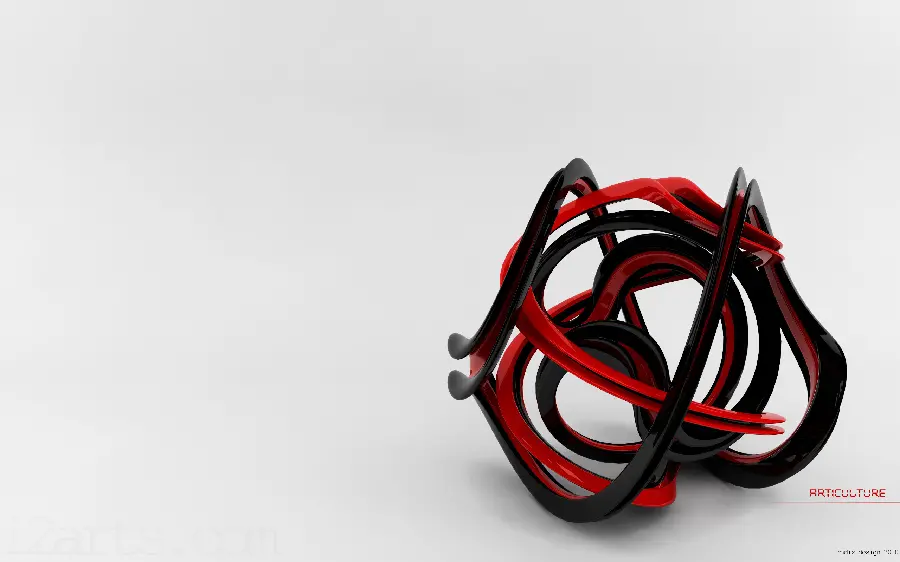 Cool and special wallpaper with a strange design on a white background