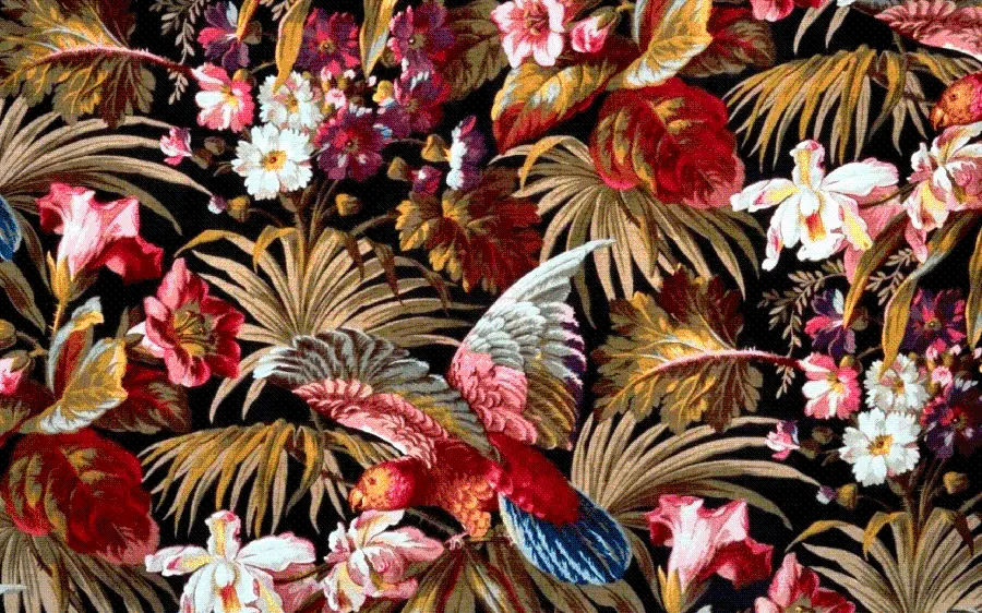 Multiple pieces of white and pink flowers collage for home screen and lock screen background 