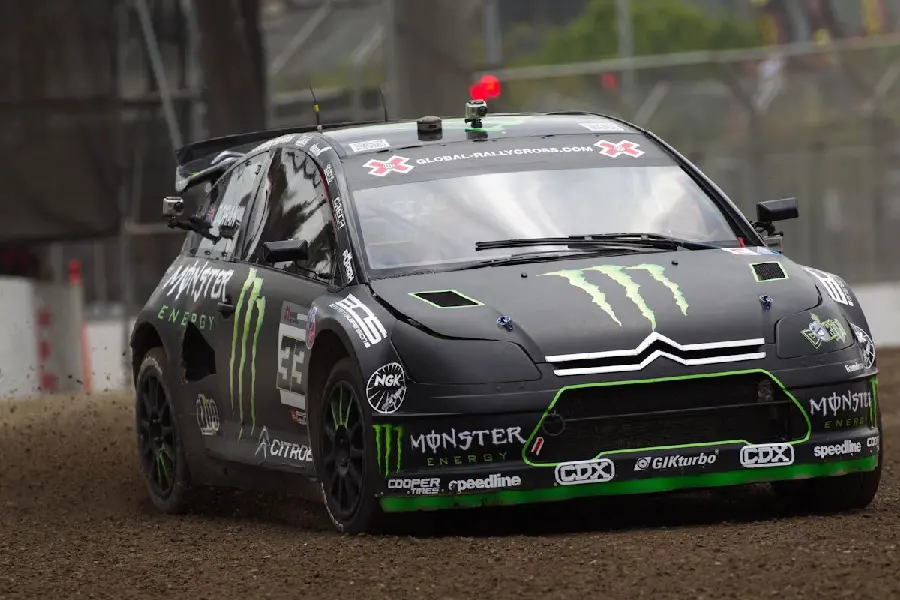 New 2023 picture of rallycross car racing