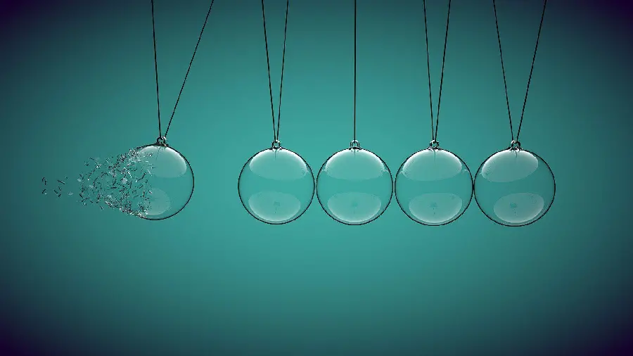 Image of a concentration toy invented by Newton's laws of physics
