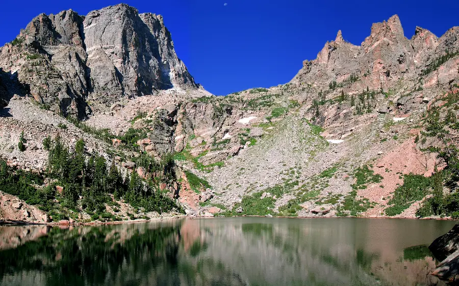 Download a profile photo and background of the beauty of rocky mountain nature