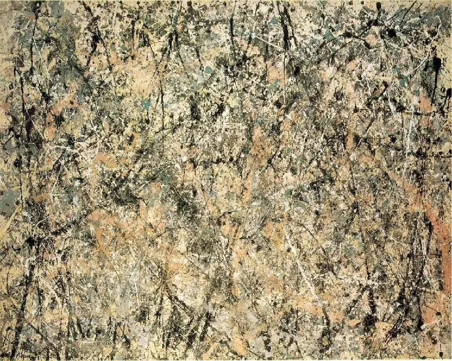 Abstract Painting Jackson Pollock Lavender May No. 1, 1950