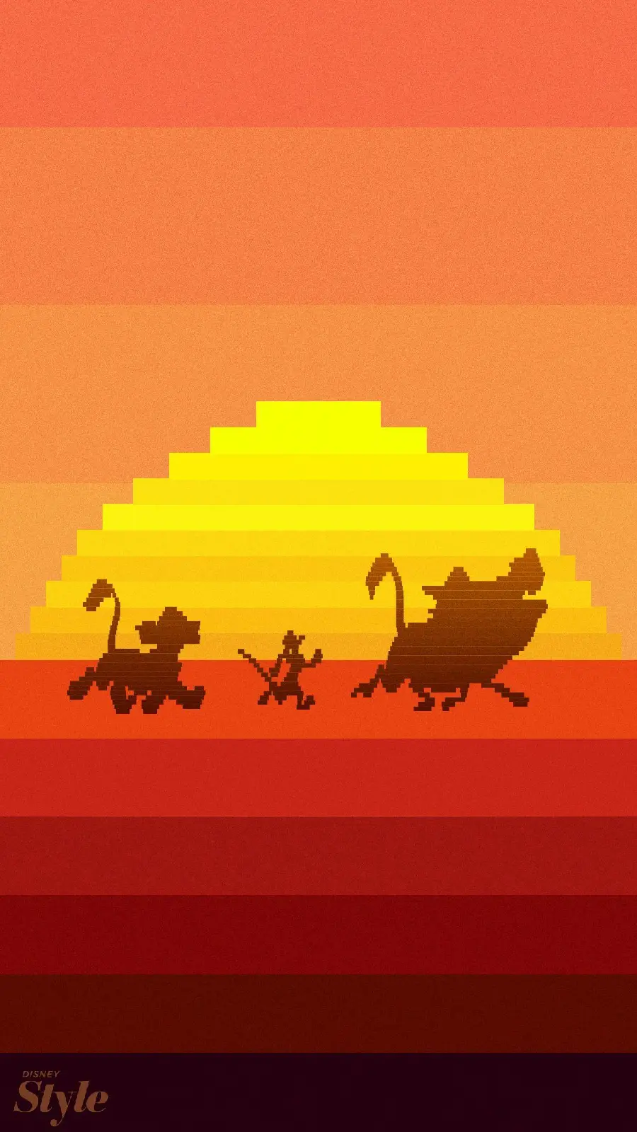 Beautiful wallpaper from the animation The Lion King by Walt Disney