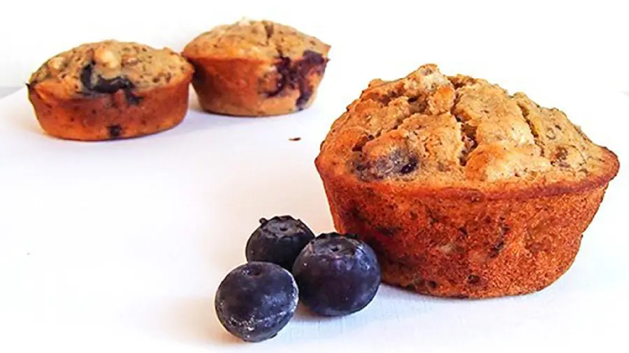 The most delicious image of muffins and blueberry cookies with a white background for the background of chefs 
