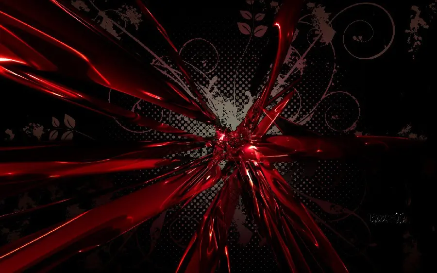 Download wallpaper in a stylish black and red abstract theme with a direct link