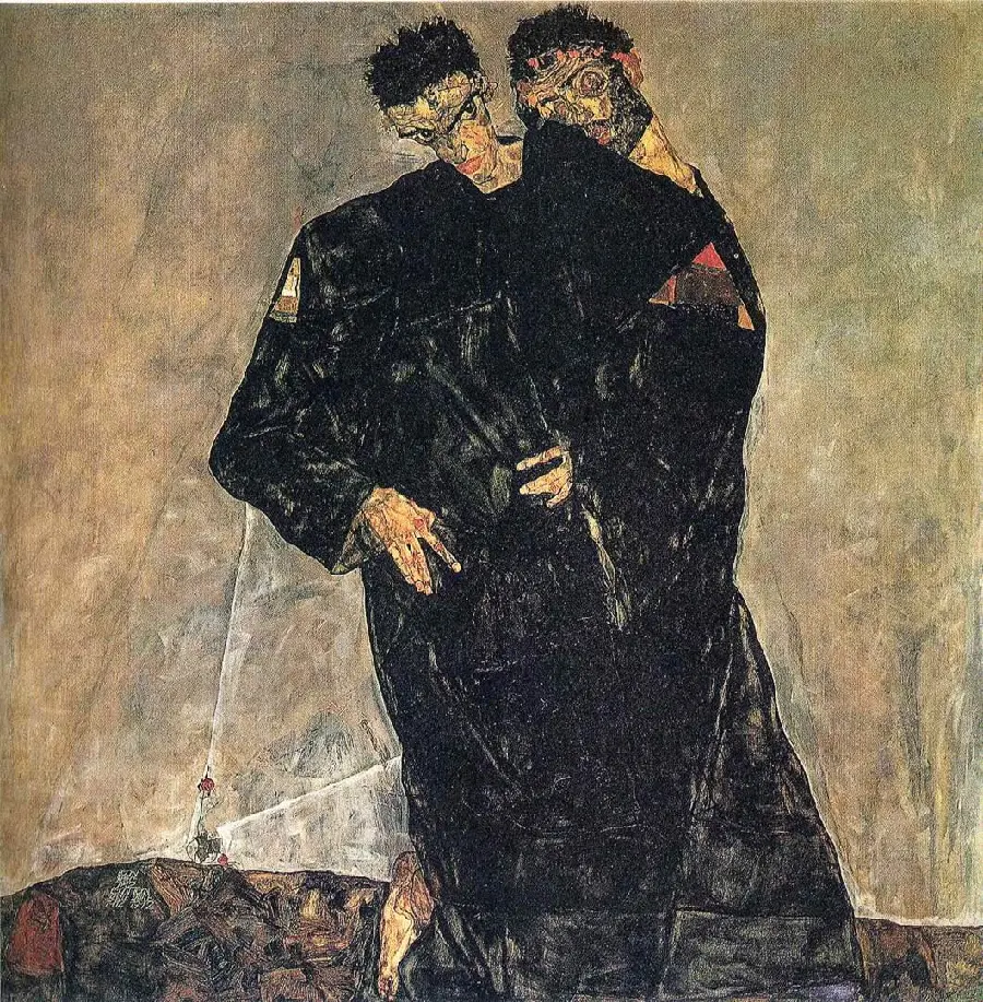 A painting by Egon Schiele called Zahedan in high quality