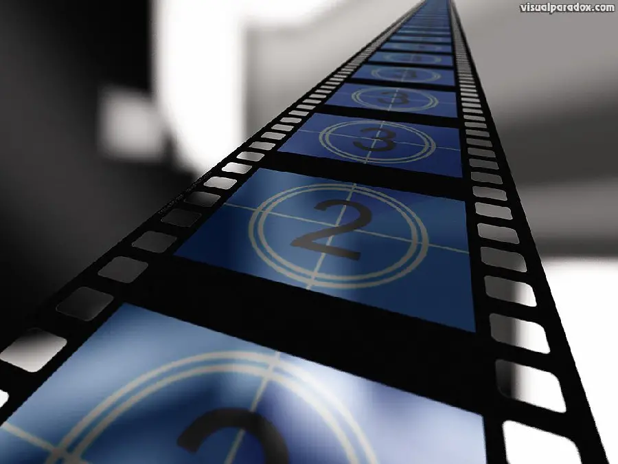 Stock cinema strip in wallpaper and a widely used image for editing work