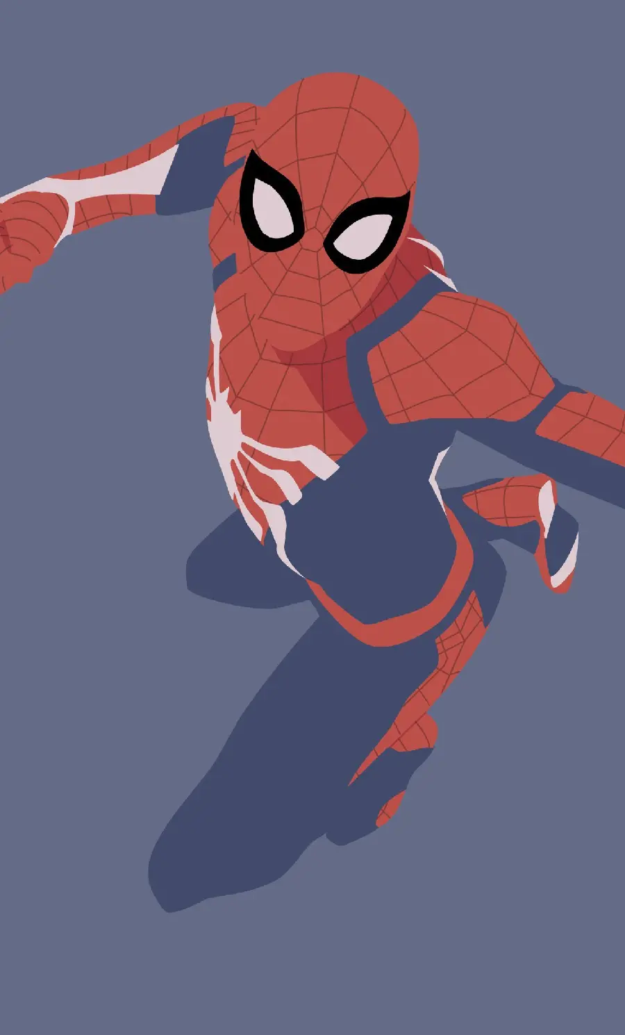 Download a minimal image of Spider-Man for your profile