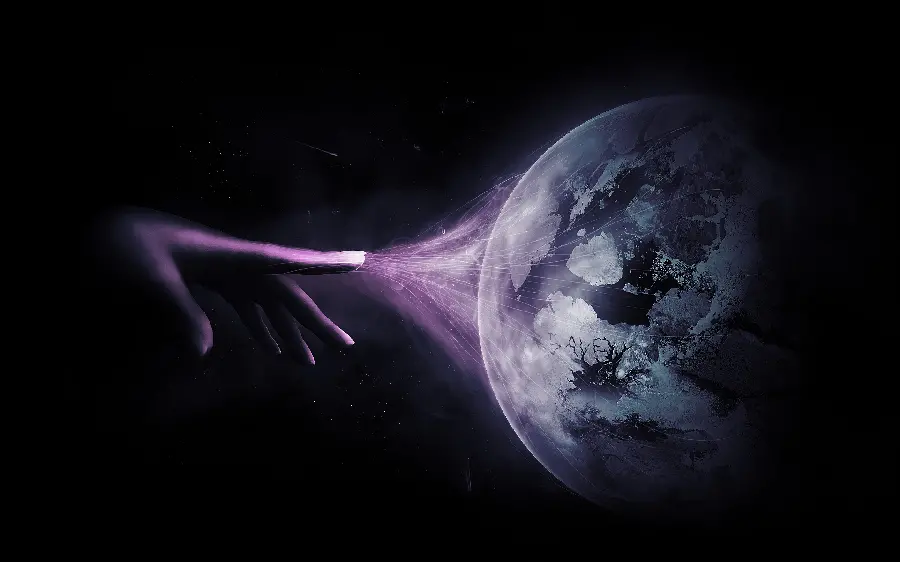 Abstract background image with a dark theme for office monitor backgrounds