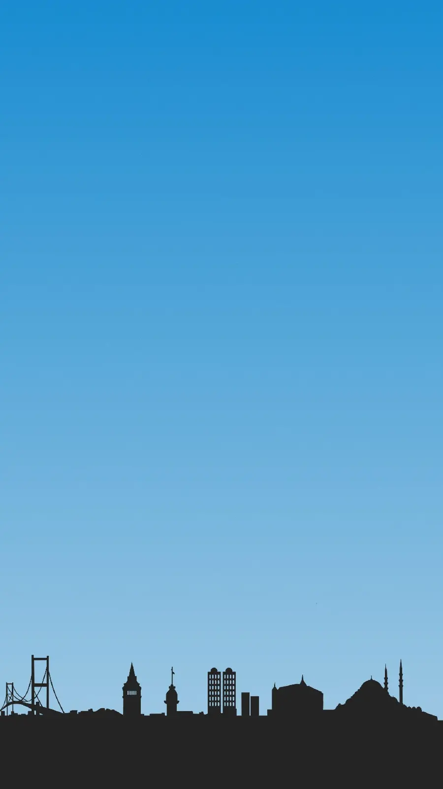 Simple and attractive urban landscape background image for all types of phones 
