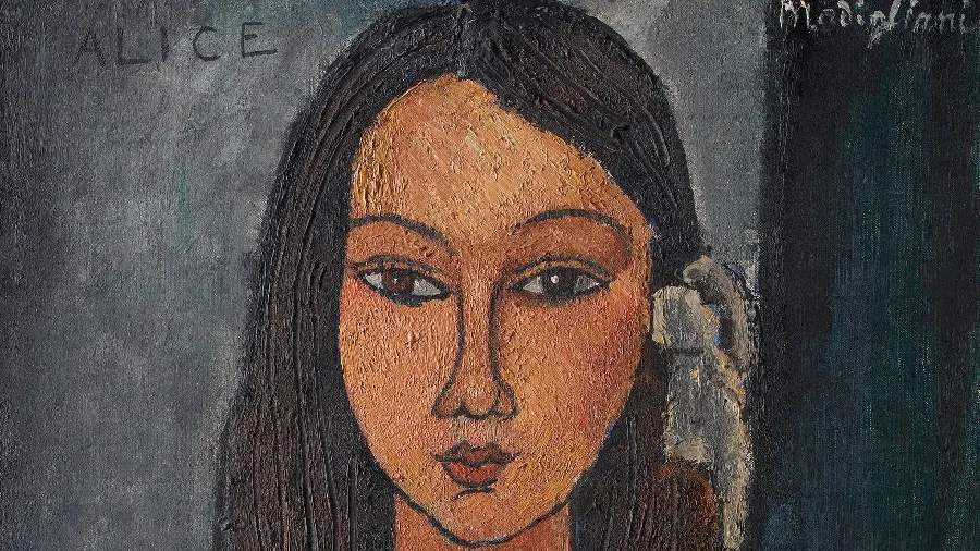 by Alice, ca. 1918 by Amedeo Modigliani