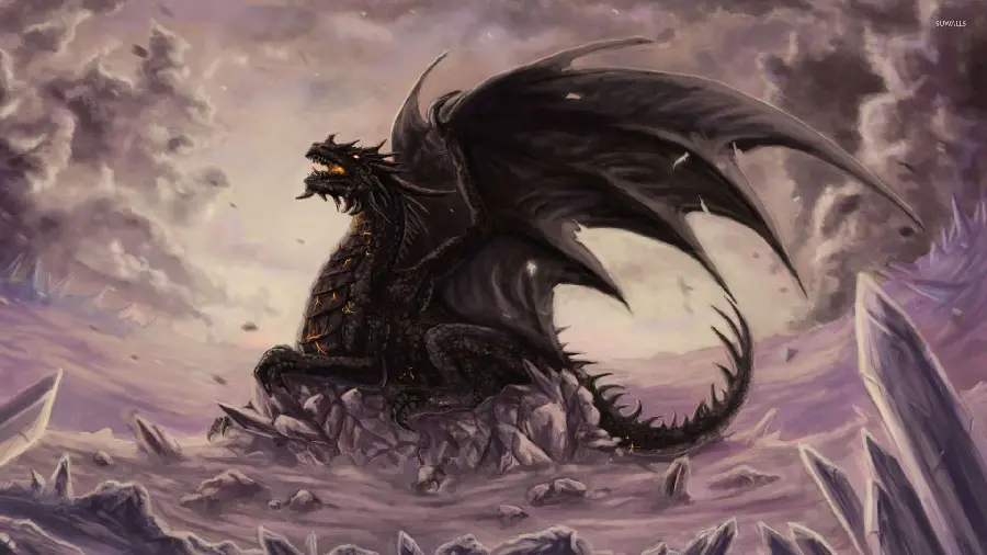 The most terrifying species of real black dragon ever seen