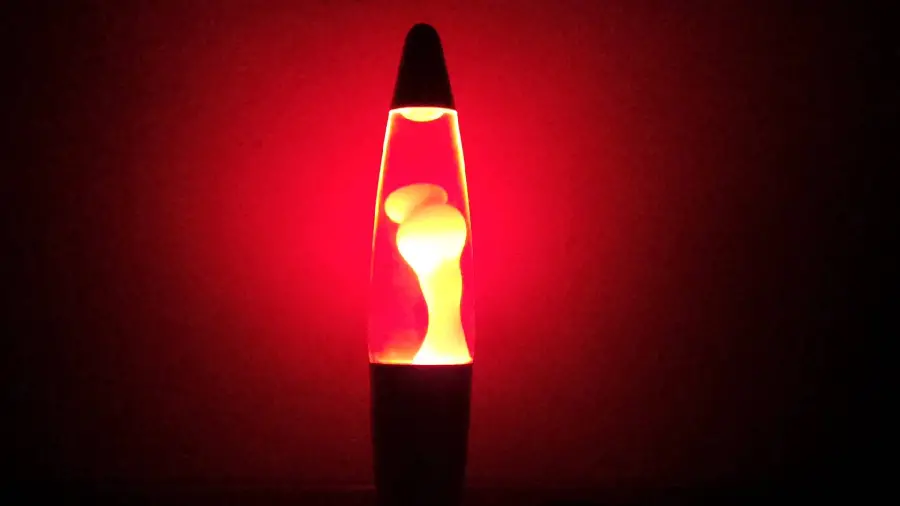 Stock image of a lava lamp with a pleasant and beautiful lighting 