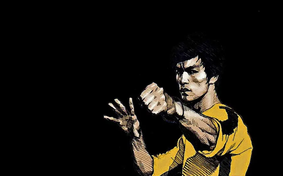Cool Bruce Lee wallpaper in Game of Death movie 