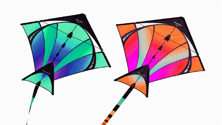 Download the cool and interesting graphic background photo of a kite with a white background