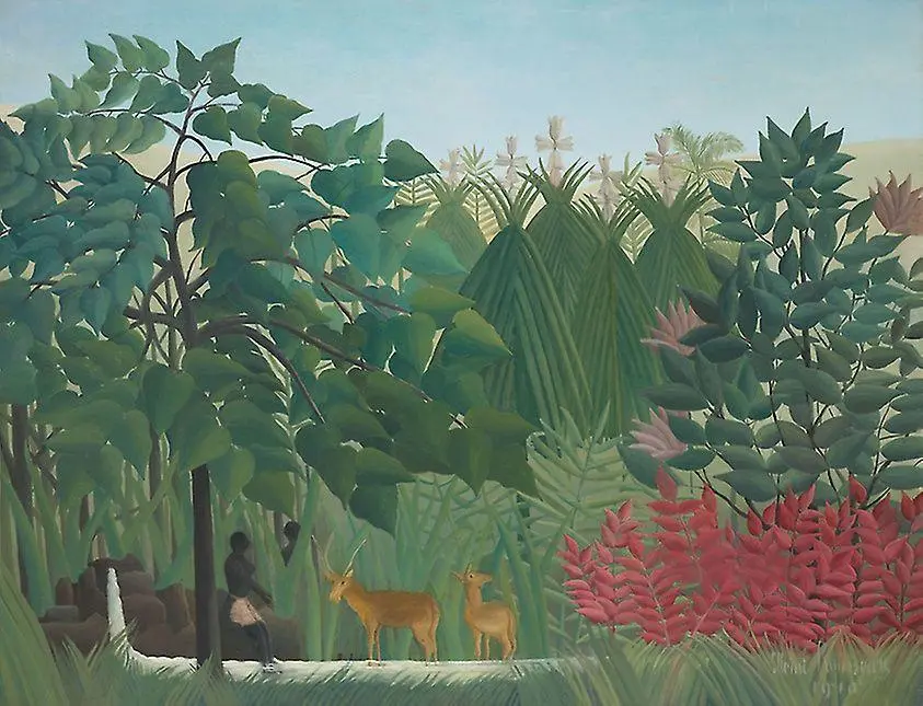 Download the latest painting of the famous French painter Henri Rousseau
