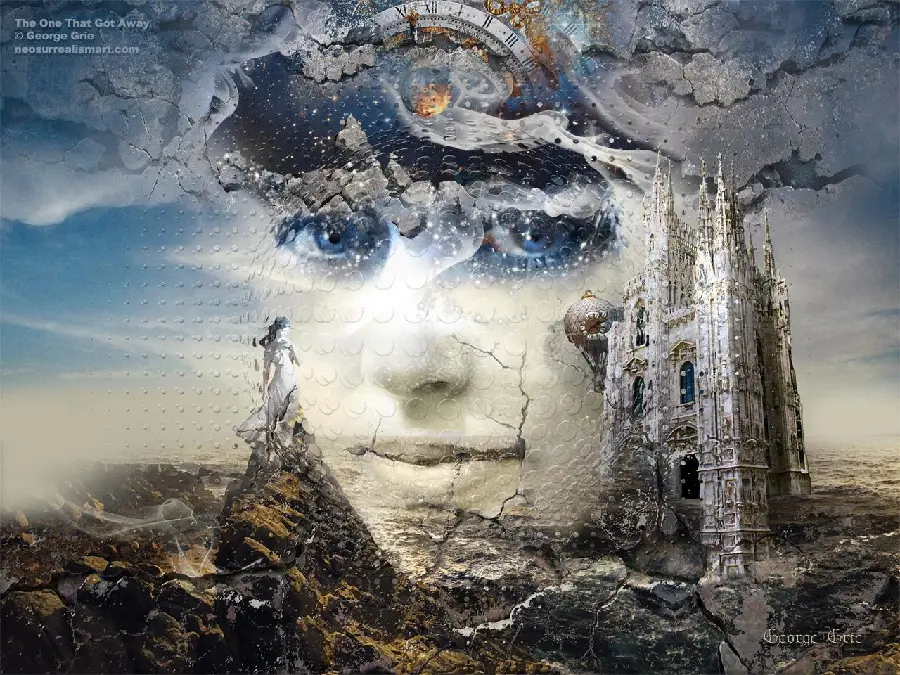 A photo of an incredibly beautiful and creative painting in the romantic style