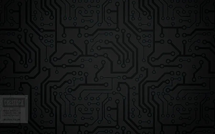 Abstract Electronic Circuits Pattern Photo for Electrical Engineers Profile