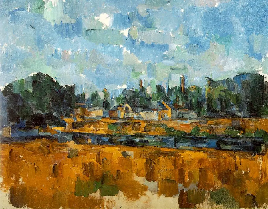 A magnificent picture of Paul Cezanne's paintings Cézanne, a prominent French painter
