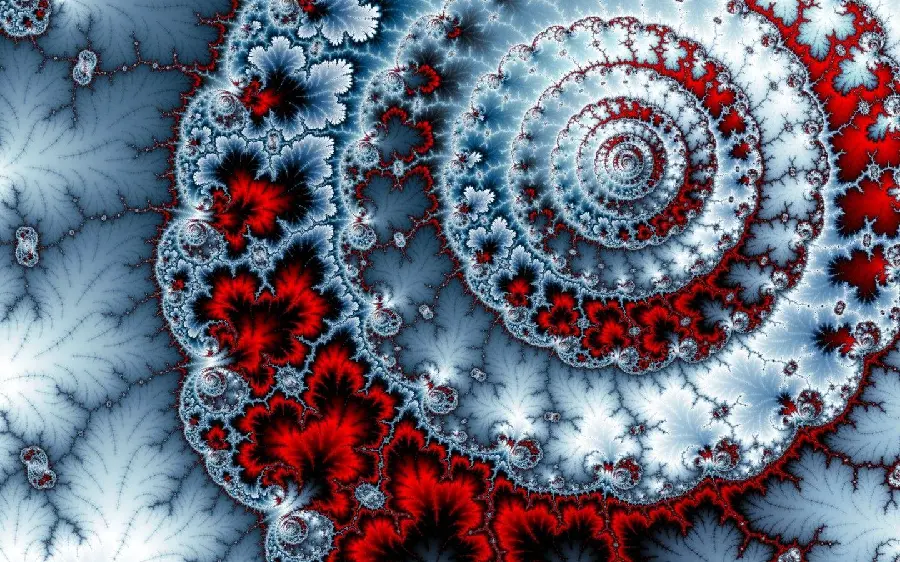Download photo with a special and attractive spiral design in abstract fractal style