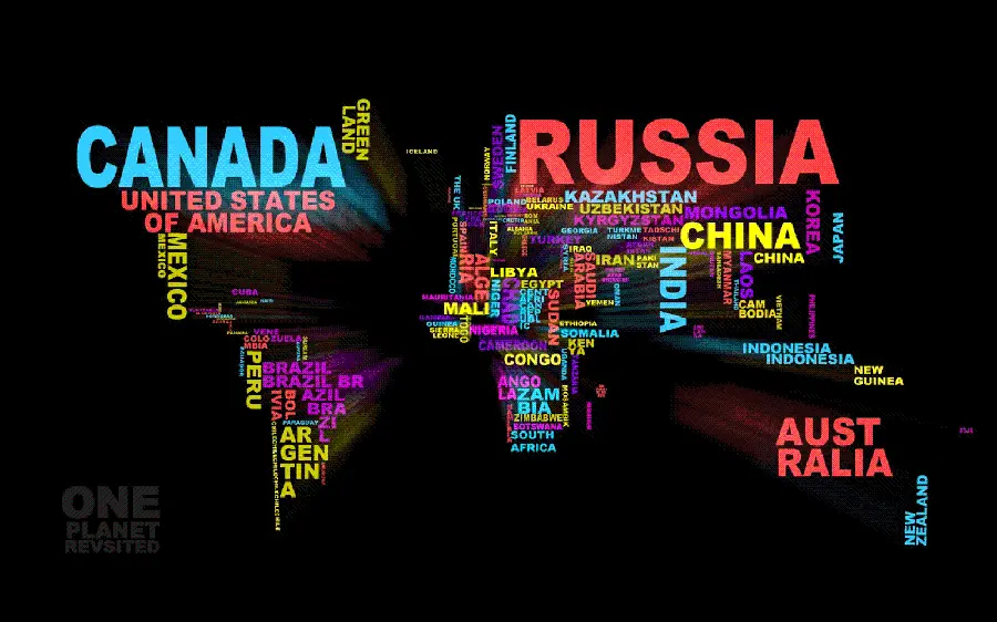 Cool abstract stock designed with the names of different countries of the world