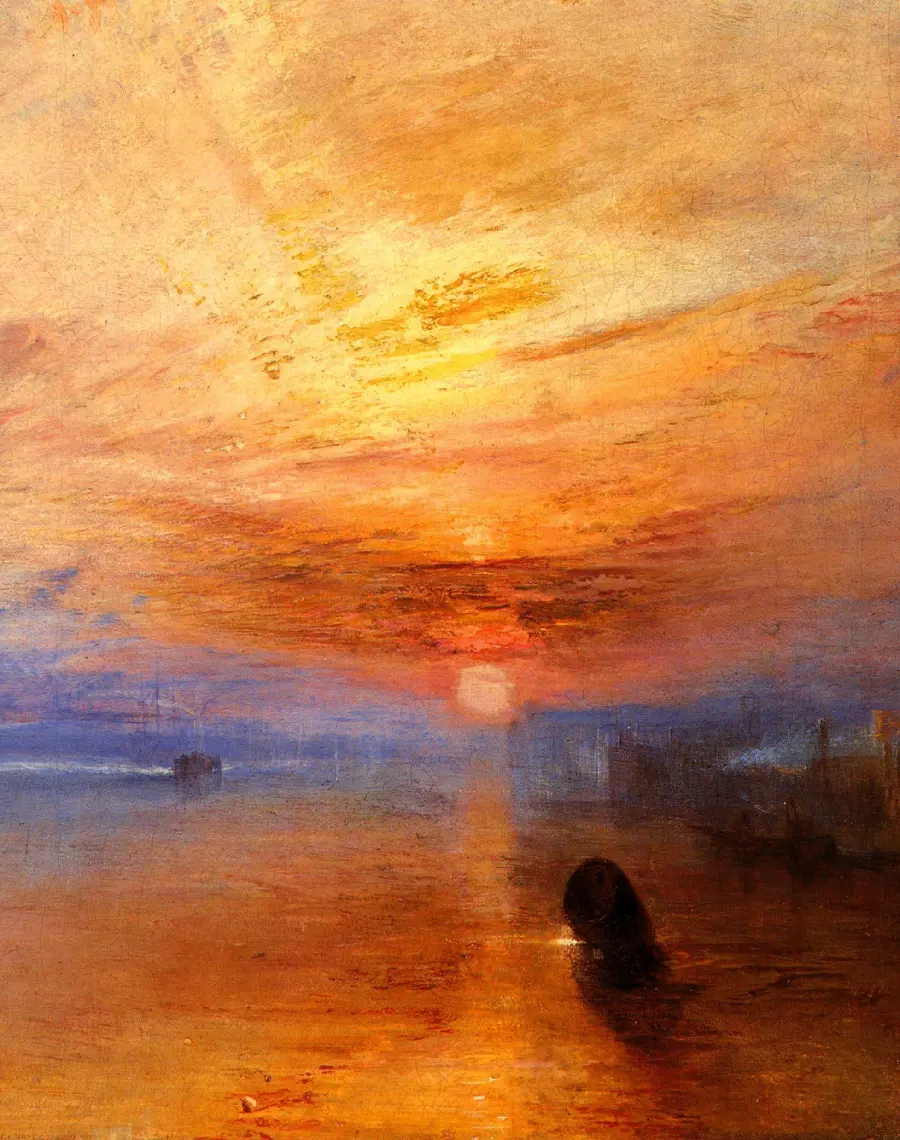 Download a photo of the high-quality fighter training painting by William Turner