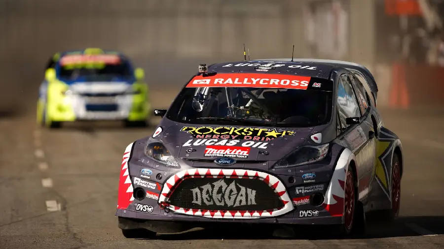 Wallpaper of a high-quality international rallycross race
