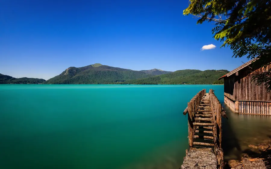 Photo taken from Lake Fuschel from natural areas in Austria