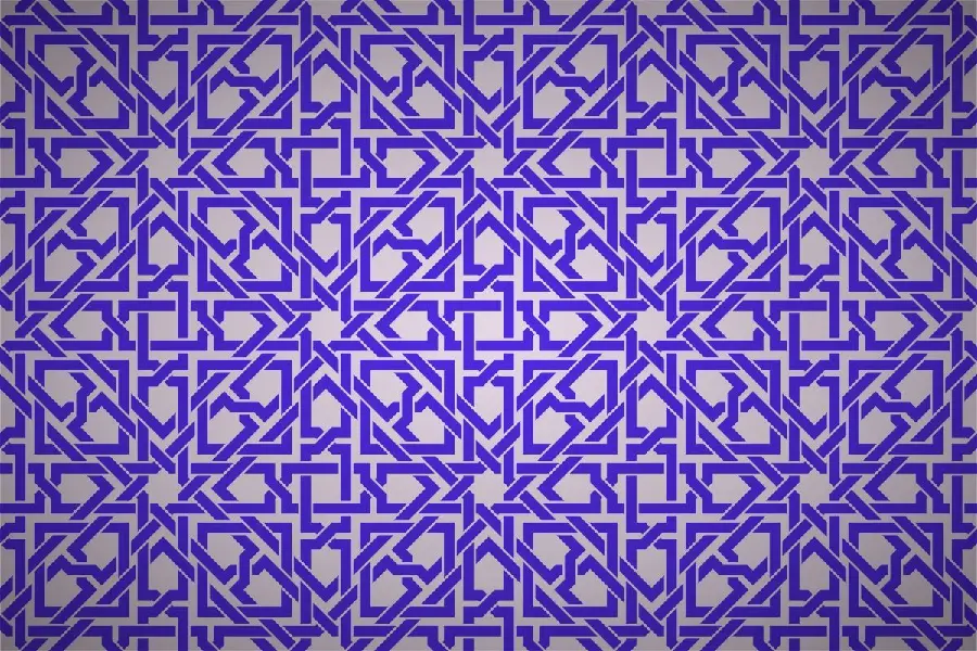 Image with a design widely used in Islamic and religious buildings