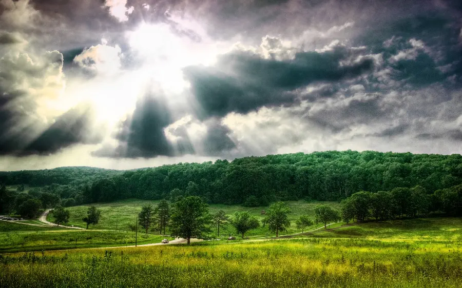 Relaxing wallpaper of nature for desktop background