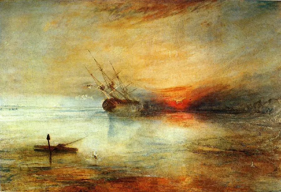 Free and Full HD Download of William Turner's Seascape Painting