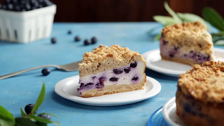 Image of a blueberry muffin or a delicious cookie with high quality